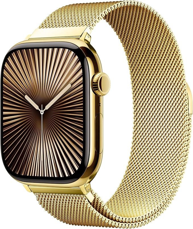 1 Pack Metal Milanese Loop Band Compatible with Apple Watch 40mm 44mm Magnetic C