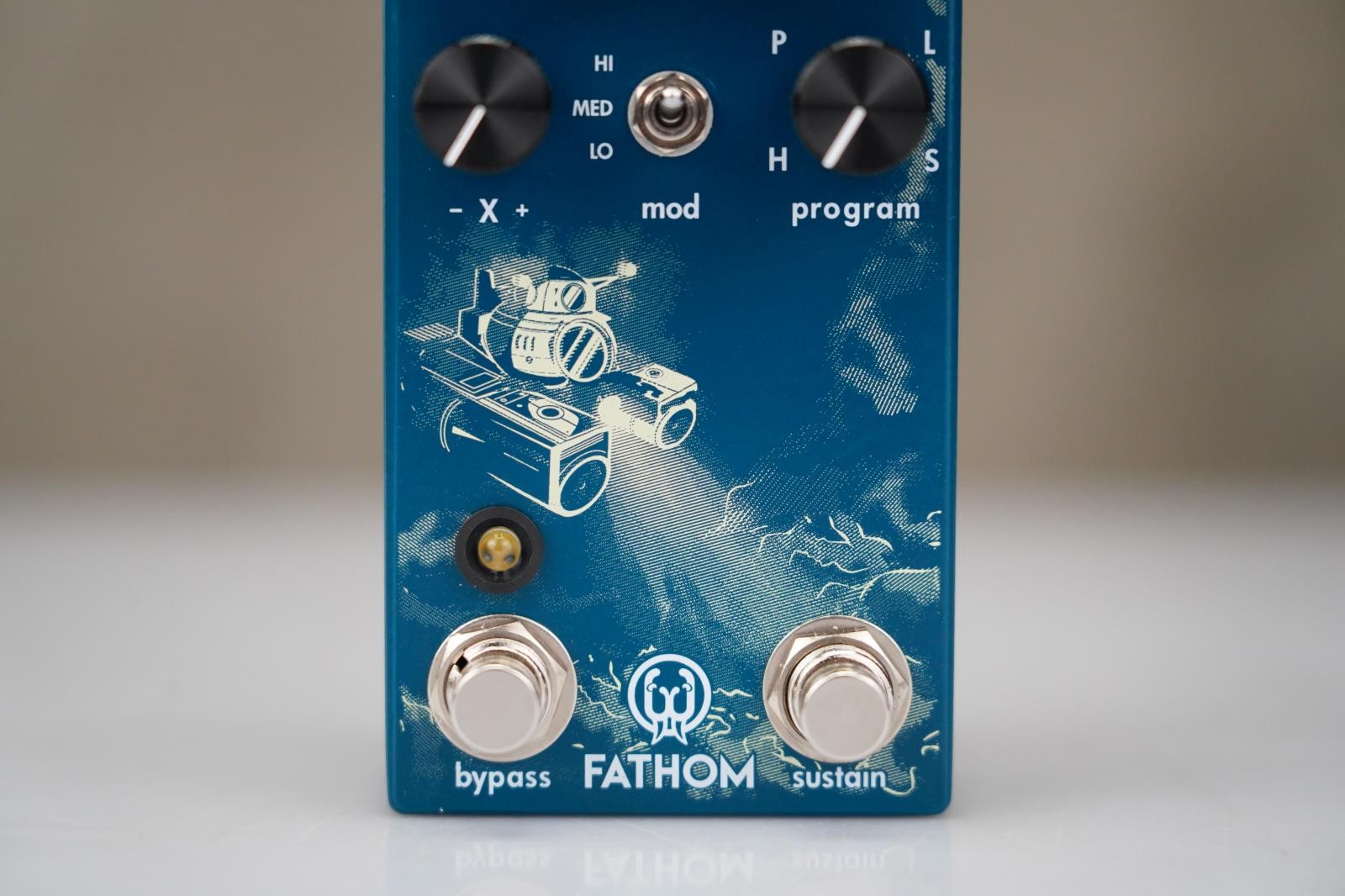 Walrus Audio Fathom Multi-Function Reverb Effects Pedal w/ Box #59291