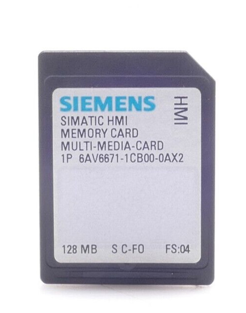 Siemens SIMATIC HMI Memory Card 128MB | E:04 | 6AV6671-1CB00-0AX2