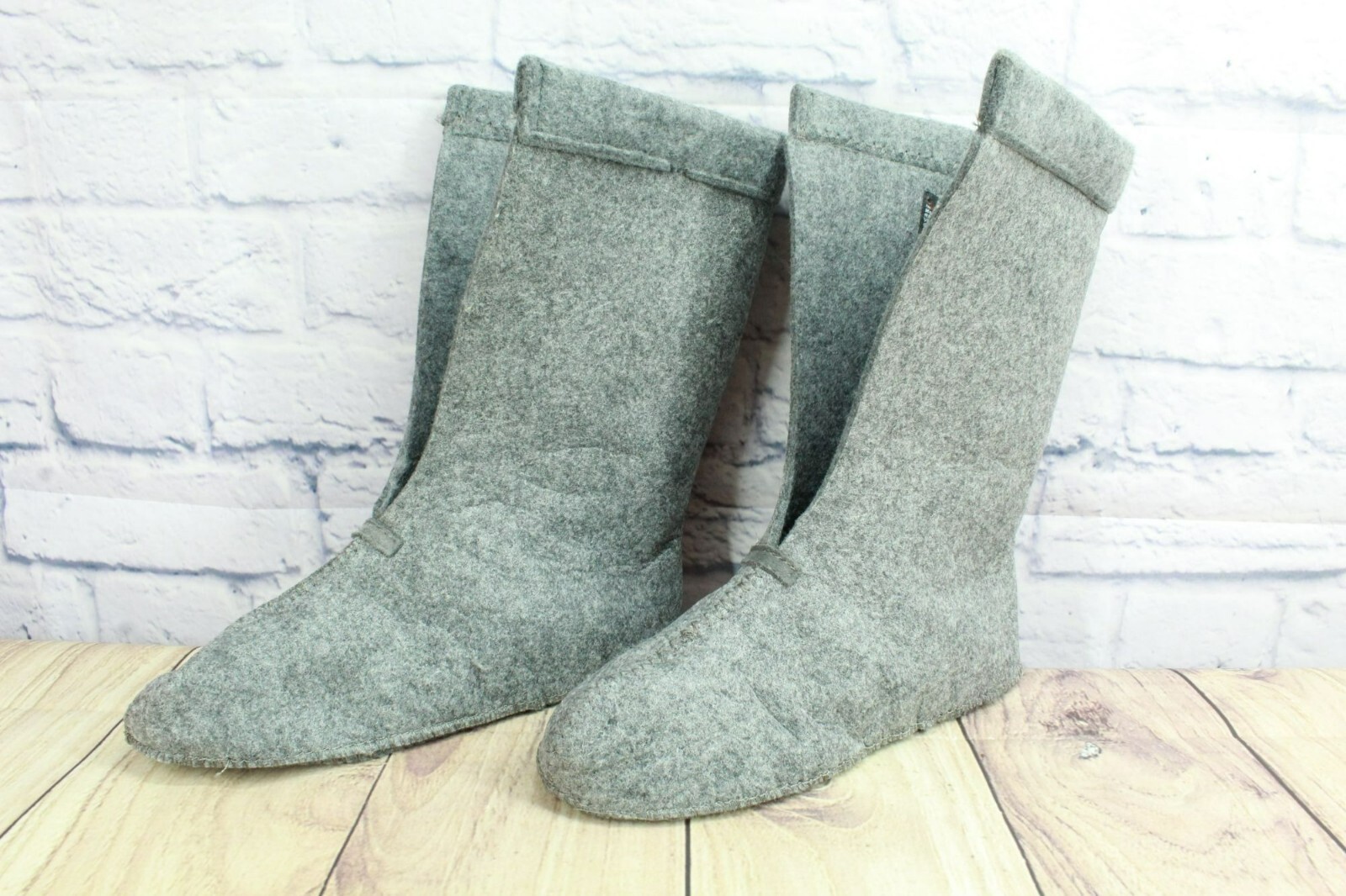 LL Bean Kids Gray Wool Warm Replacement Boot Liner Inserts Size 7