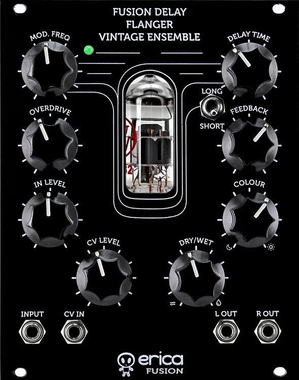 Erica Synths Fusion Delay/Flanger/Vintage Ensemble Bucket Brigade Delay Effects