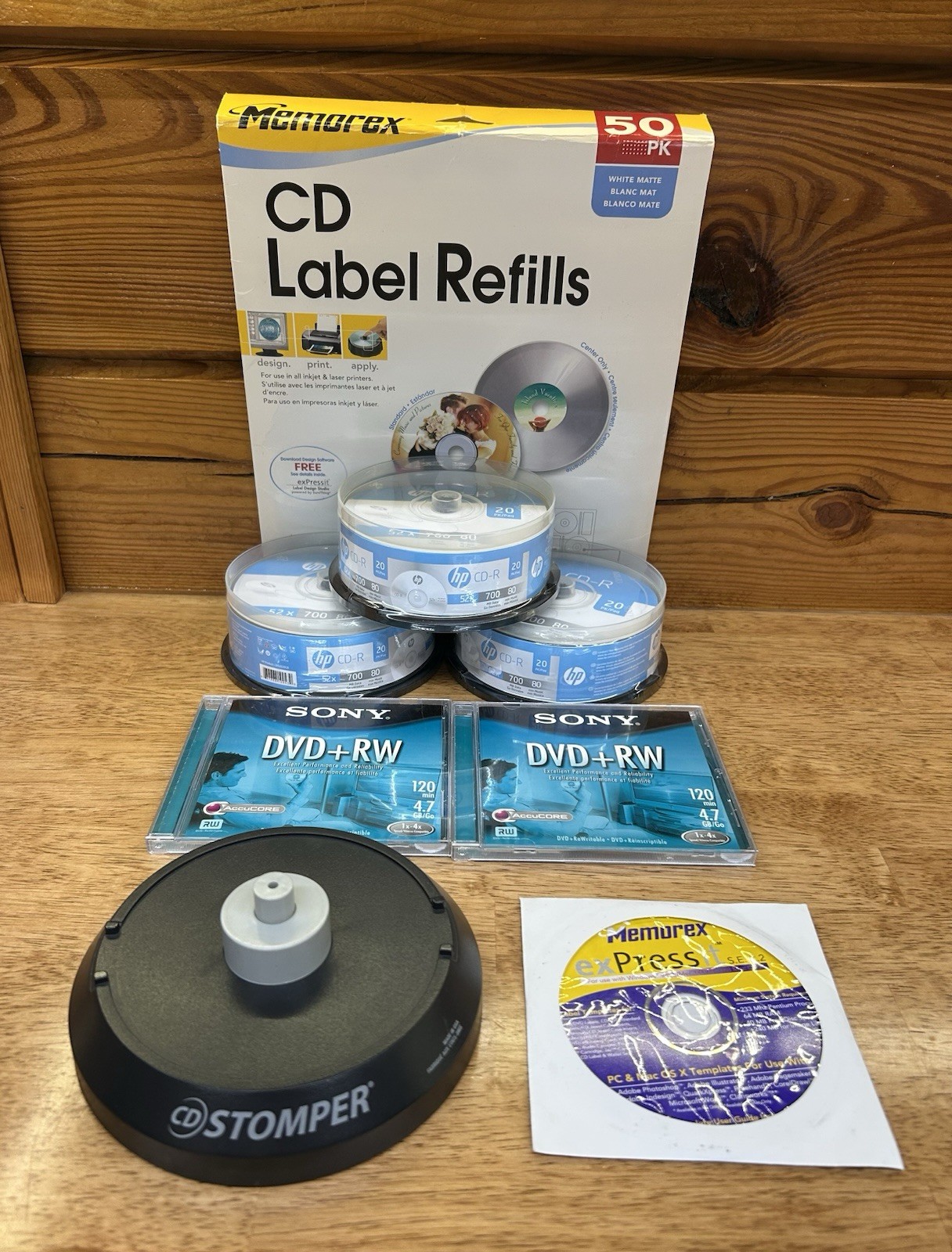 Lot Of Discs, Software And Labels For The PC For Media Such As Dvd’s & Cd’s
