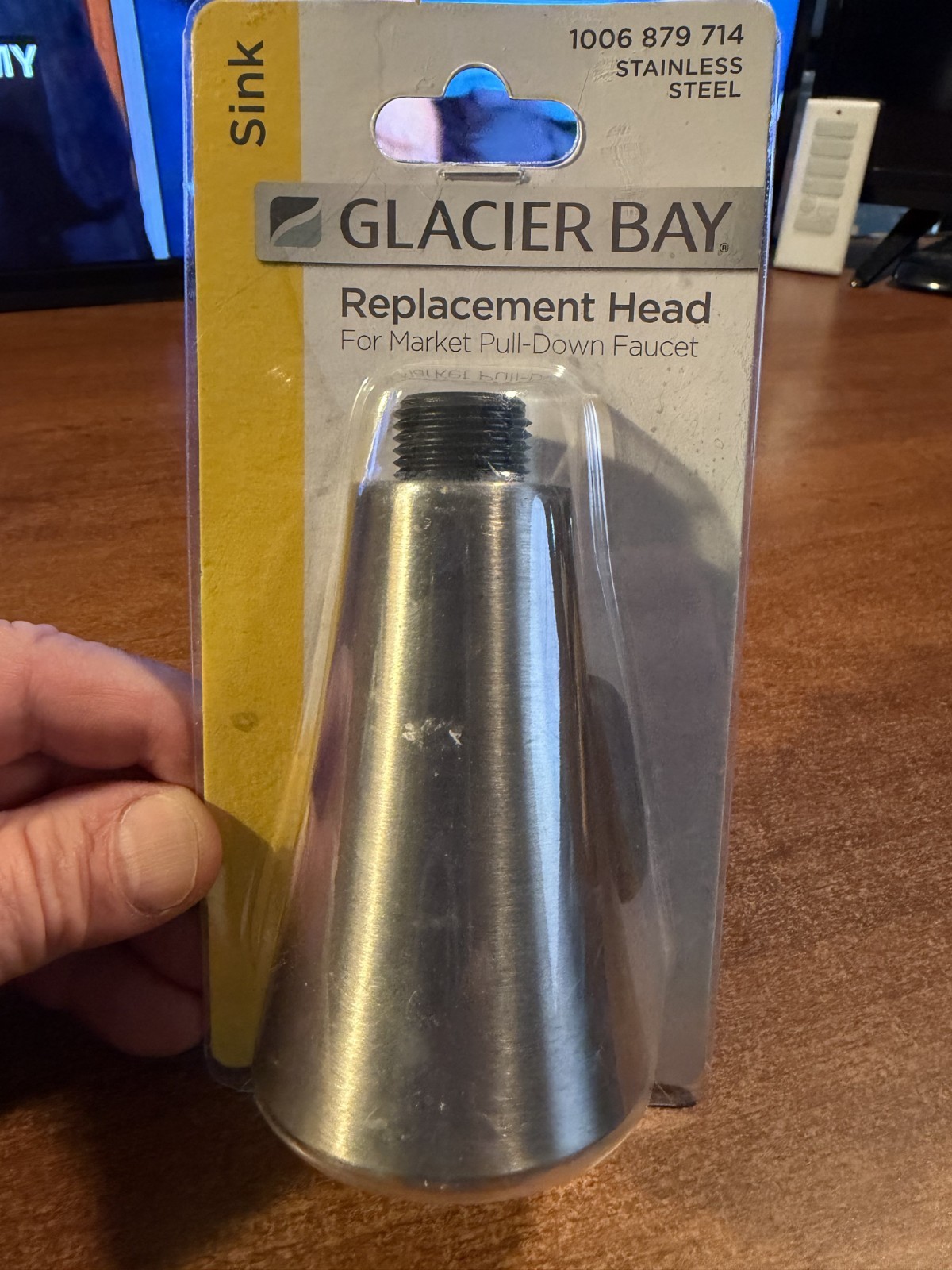Glacier Bay Single-Handle Spray Head in Stainless Steel Pull Down Replacement