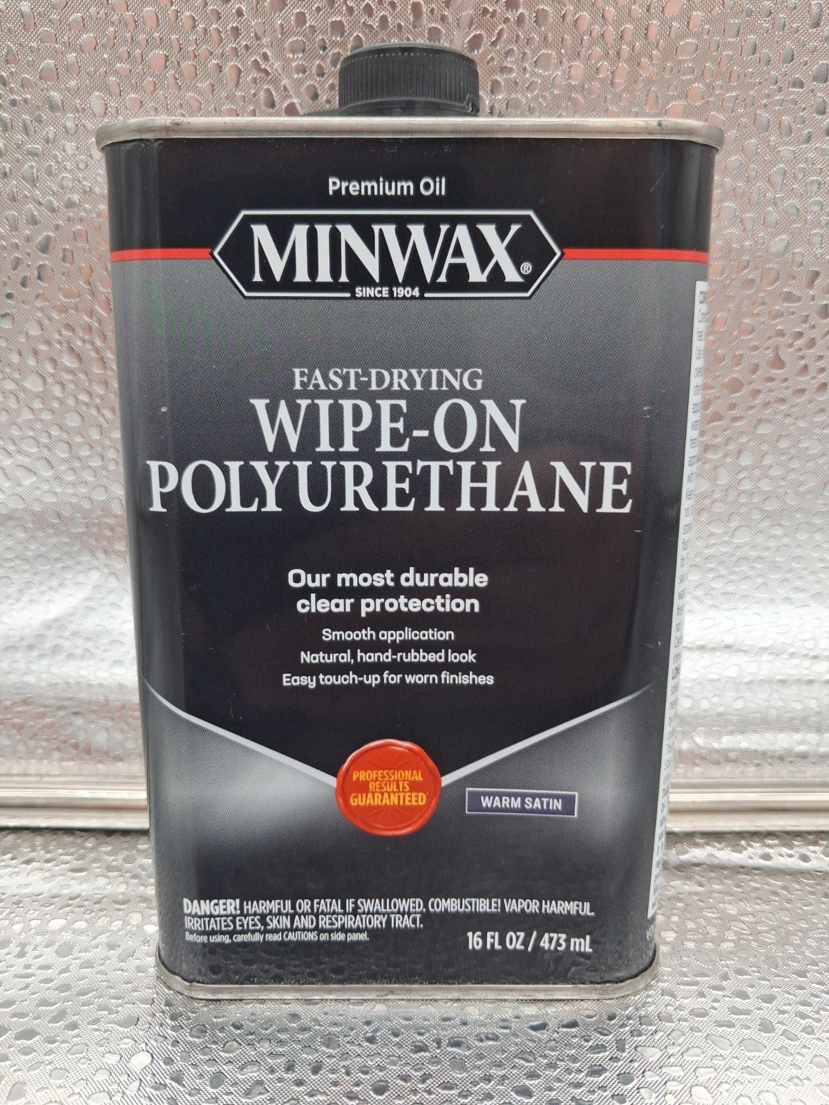 Minwax Oil-Based Wipe-On Polyurethane, 1 Pint, Satin