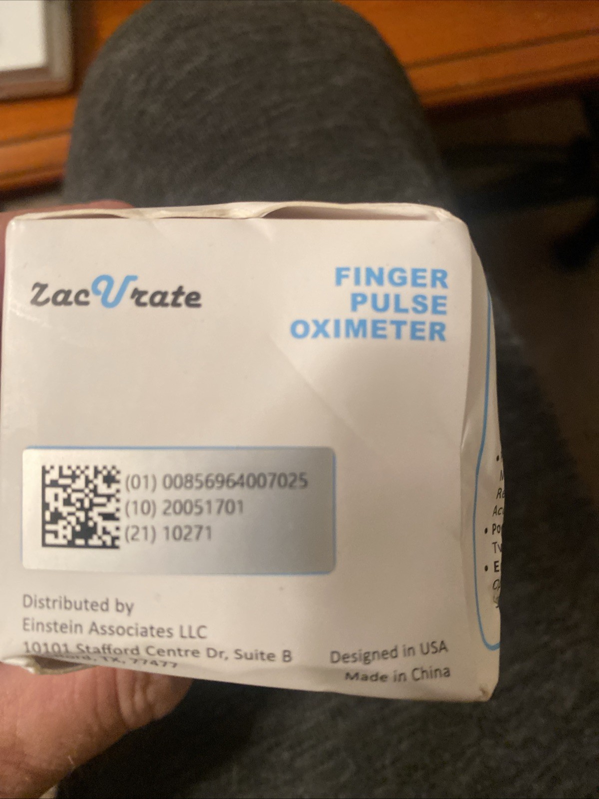 Zacurate 500 BL Finger Oximeter