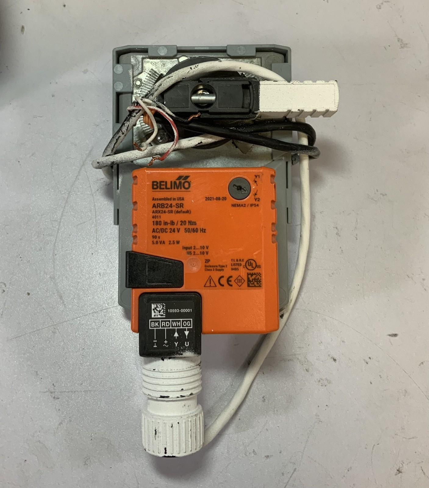 Belimo ARB24-SR 24V 180 in-lb/20 Nm Control Valve/Damper Actuator "V3D"