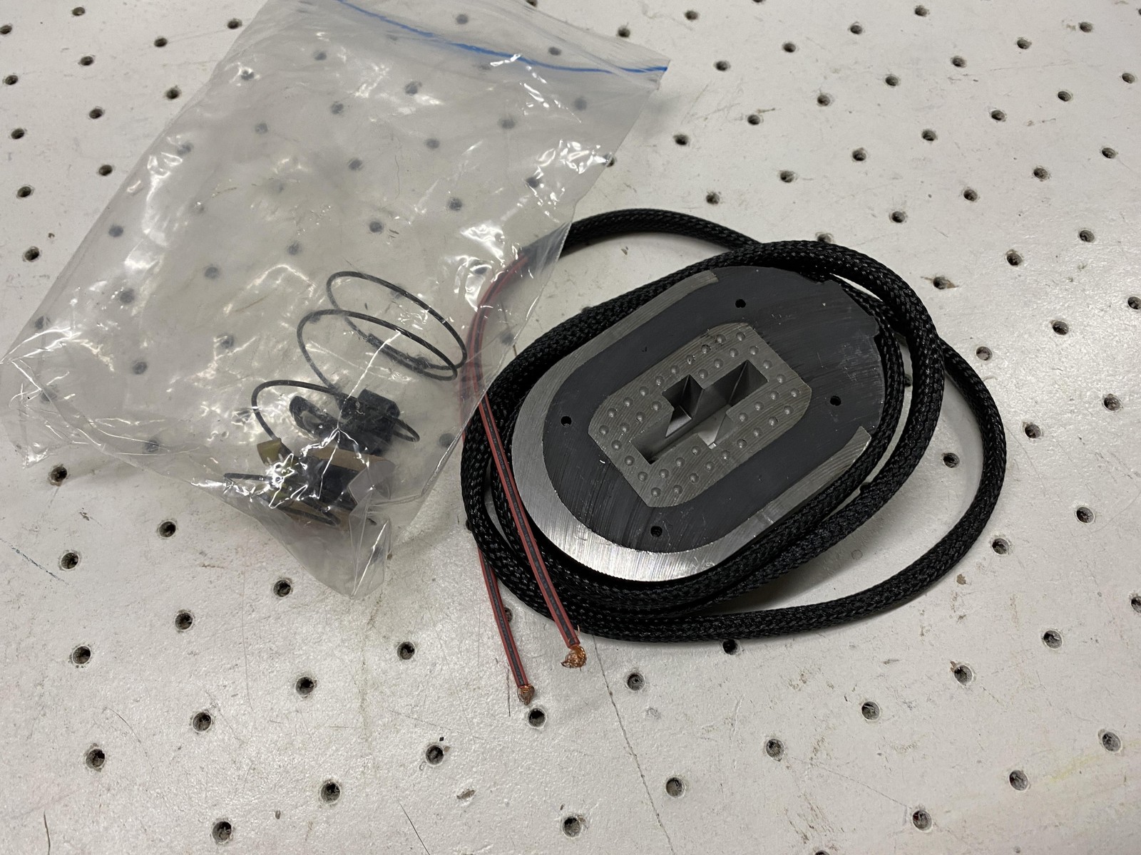 Electric Brake Magnet Trailer 12V with Braided Wire Harness Kit Replacement