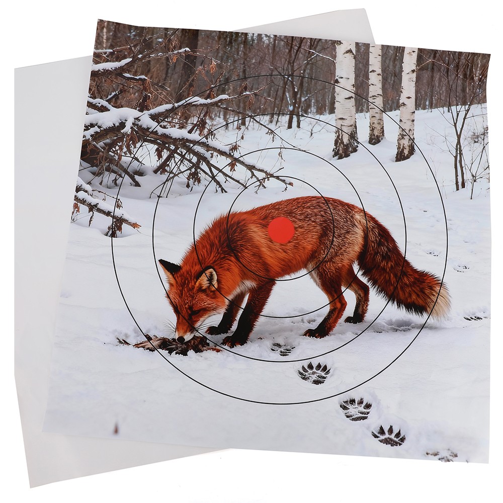 10X Archery Target Paper Durable Arrow Shooting Hunting Practice Darts 40x40cm