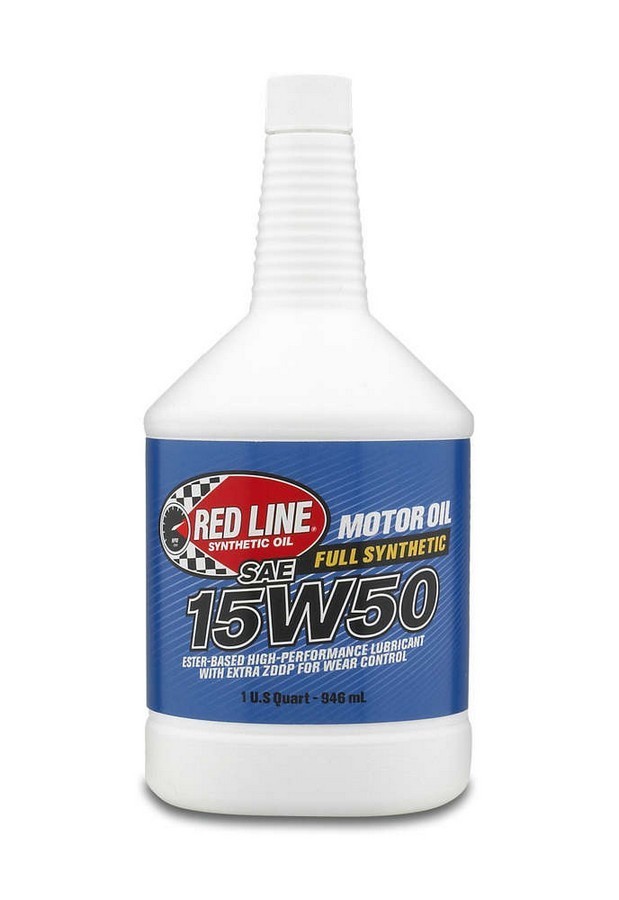 Red Line Motor Oil - 15W50 - Synthetic - 1 qt - Each