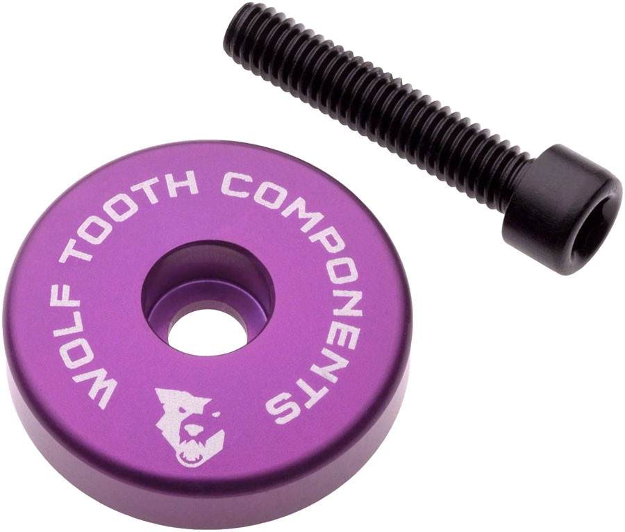 Wolf Tooth Ultralight Stem Cap with Integrated 5mm Spacer - 5mm Spacer,