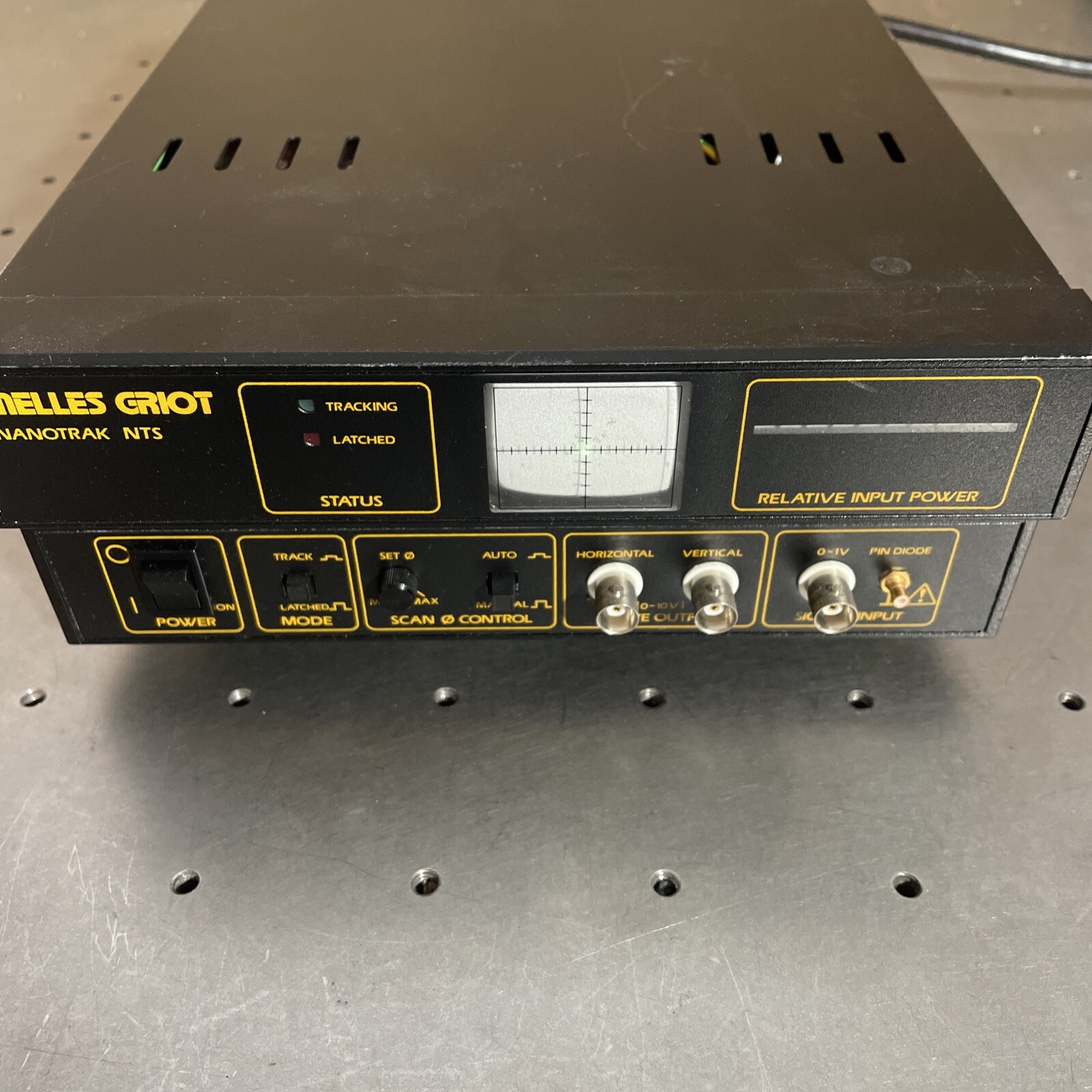 Melles Griot Nanotrak Optic Alignment Stage Controller System 17NTS001