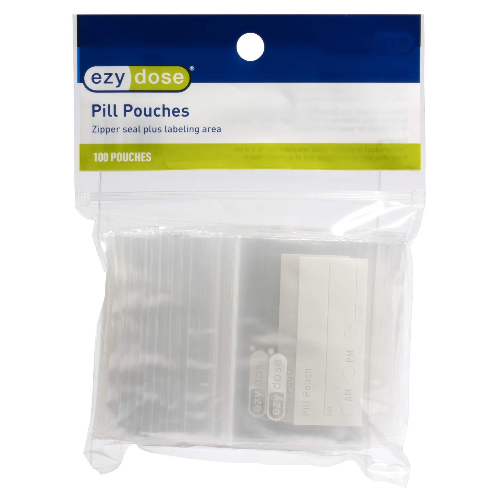 Disposable , , and Daily Medicine Organizer Pouches, Zippered Seal Baggies, P...
