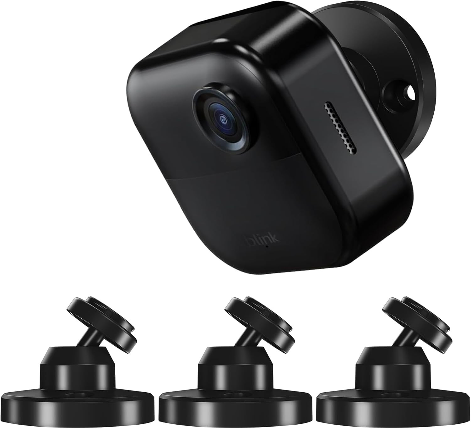 Blink Outdoor Camera Mount, 360° Adjustable Bracket, 3-Pack, Black