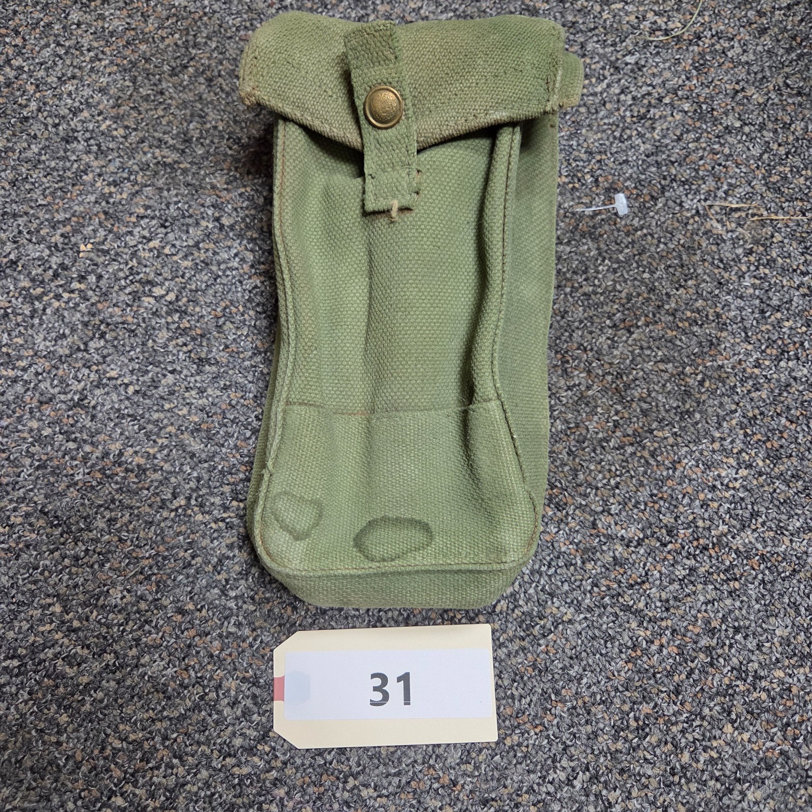 WW2 British P37 Ammunition Magazine Pouch Webbing Equipment Blanco (31)