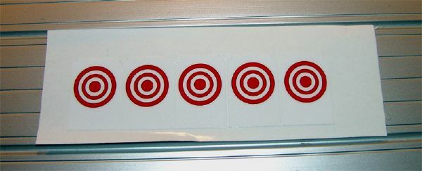 Bally NIGHT RIDER Pinball Machine Drop Target Decal Set