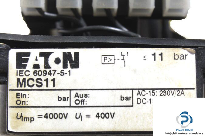 EATON MCS11 PRESSURE SWITCH