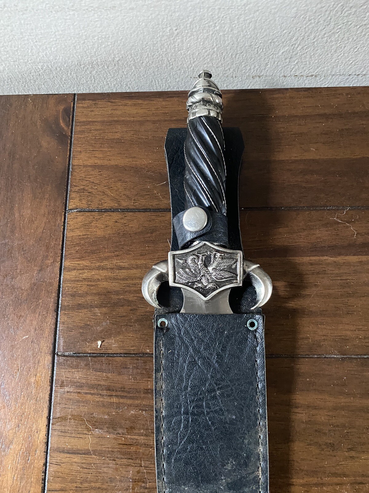 Double Dragon Claw Dagger + Sheath, Athame, Wiccan Pagan Ritual