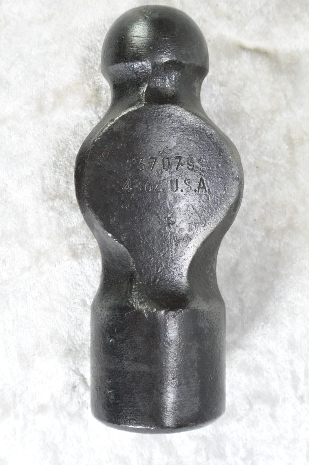 48 Oz Ball Peen Hammer Head Only Made In USA 37079 Unknown Marks