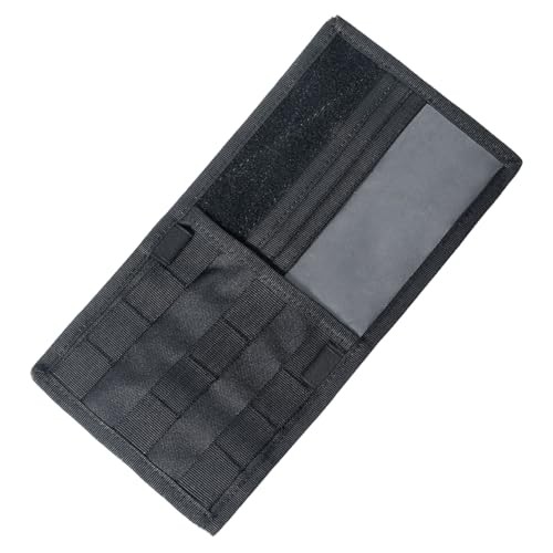 Molle Car Visor Organizer, Tactical Sun Visor Panel Organizer with Black