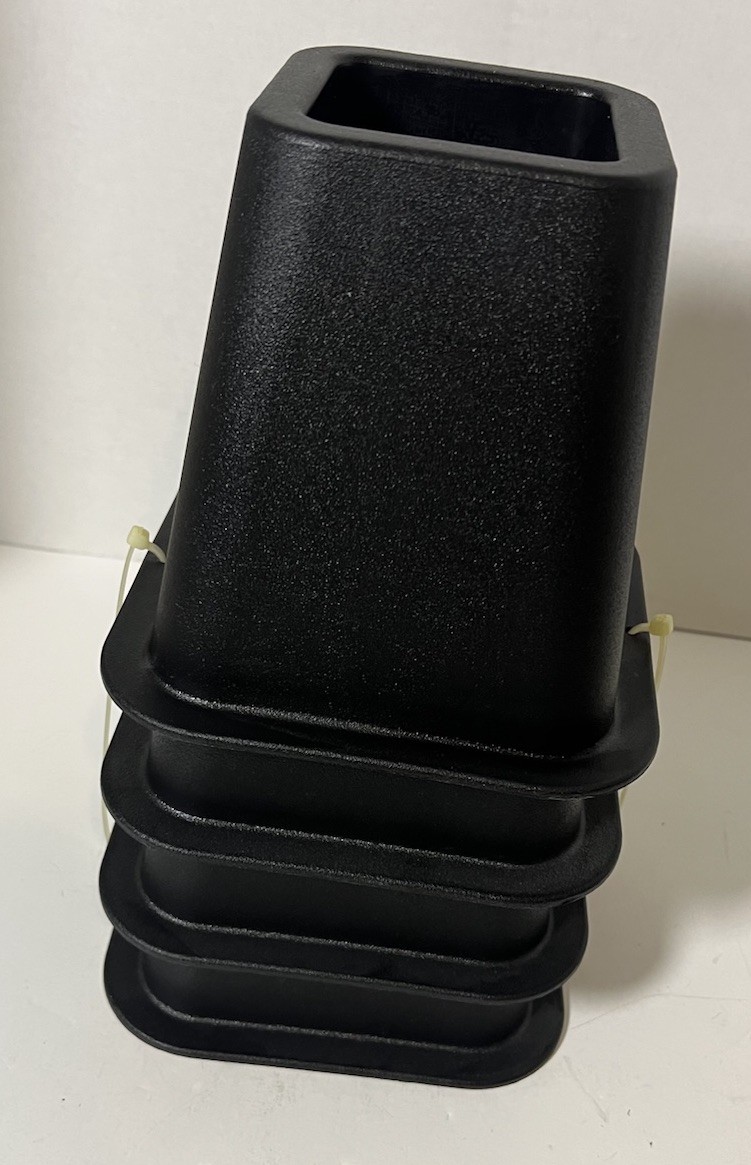 Bed Risers or Furniture Riser, Bed Lifts in Height of 4" Heavy Duty Set Of 4