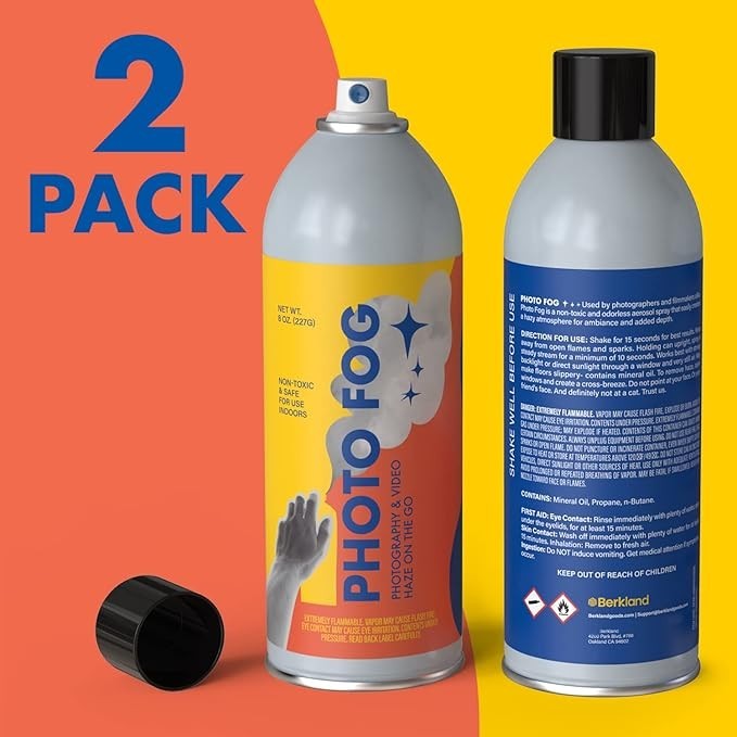 Photo Fog Photographers & Filmmakers - Safe Fog Machine (8OZ.)- [2 Pack]