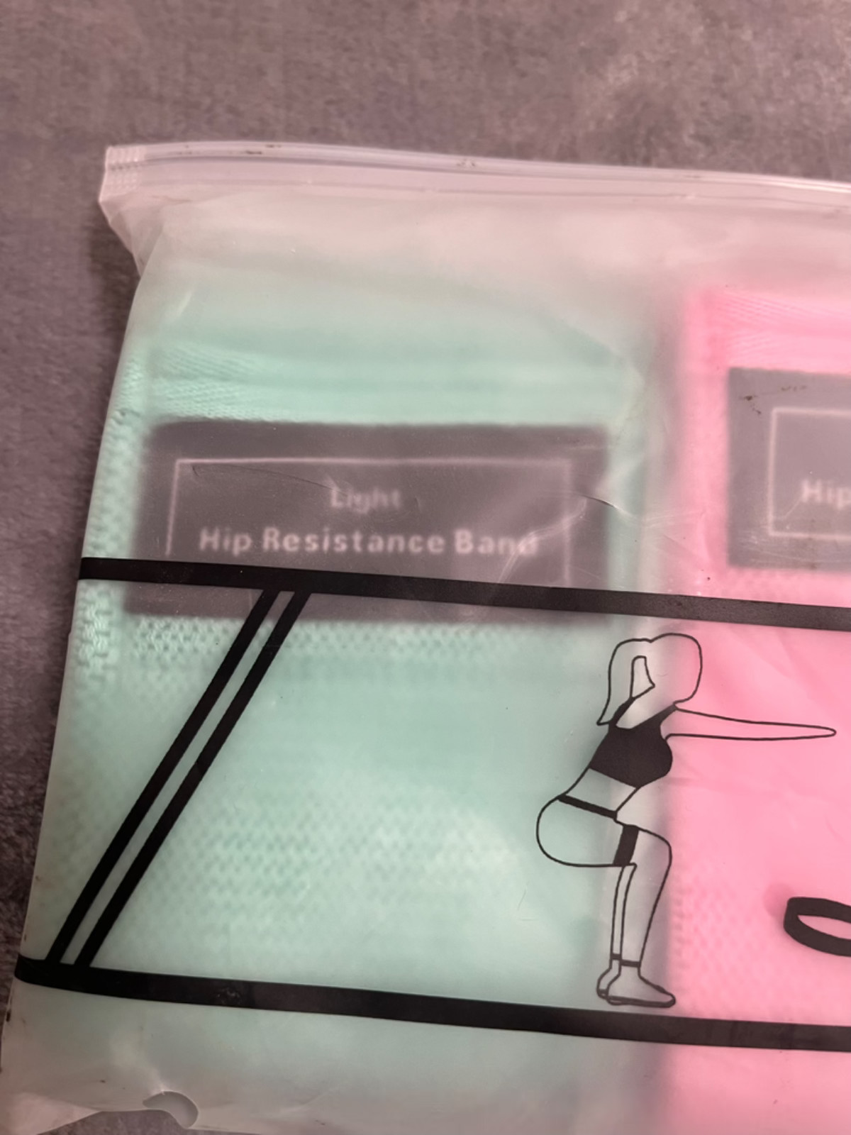 Resistance Bands, 3 Packs Fabric Workout Bands with 3 Resistance Levels, Non-Sli