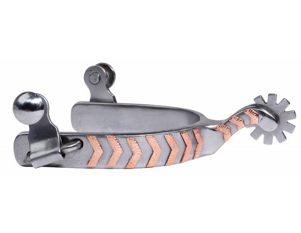 Professionals Choice Spurs Adult 900 Series Raised 3" Silver PCSP-901