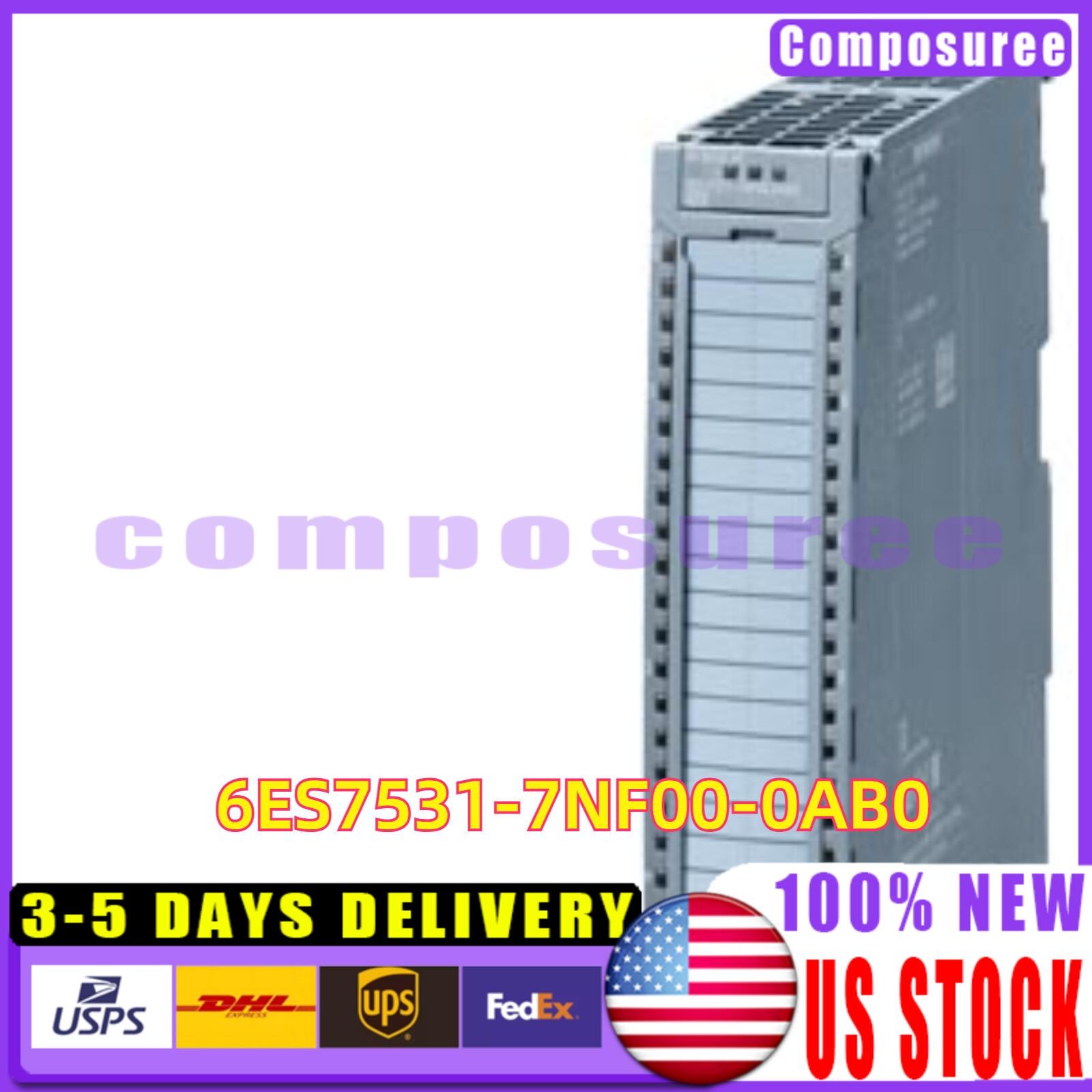 New Siemens 6ES7 531-7NF00-0AB0 S7-1500 analog input module 6ES7531-7NF00-0AB0