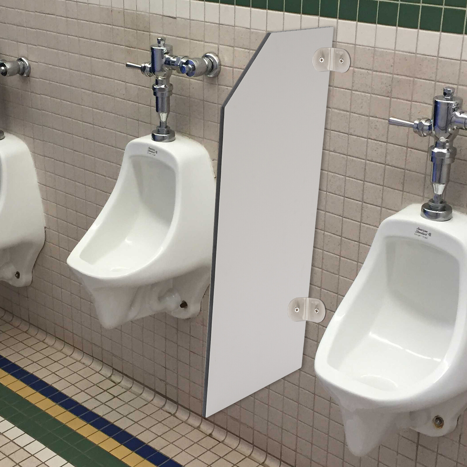 Toilet Partition Men's Urinal Privacy Screen For Hotel Public Place Bathroom 35"