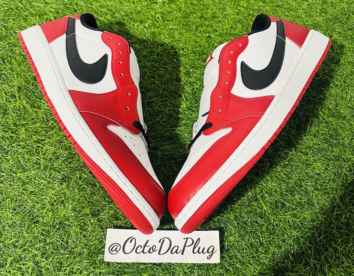 Nike Air Jordan 1 Retro Low Chicago Red White Mens Sizes nby HQ6998-600
