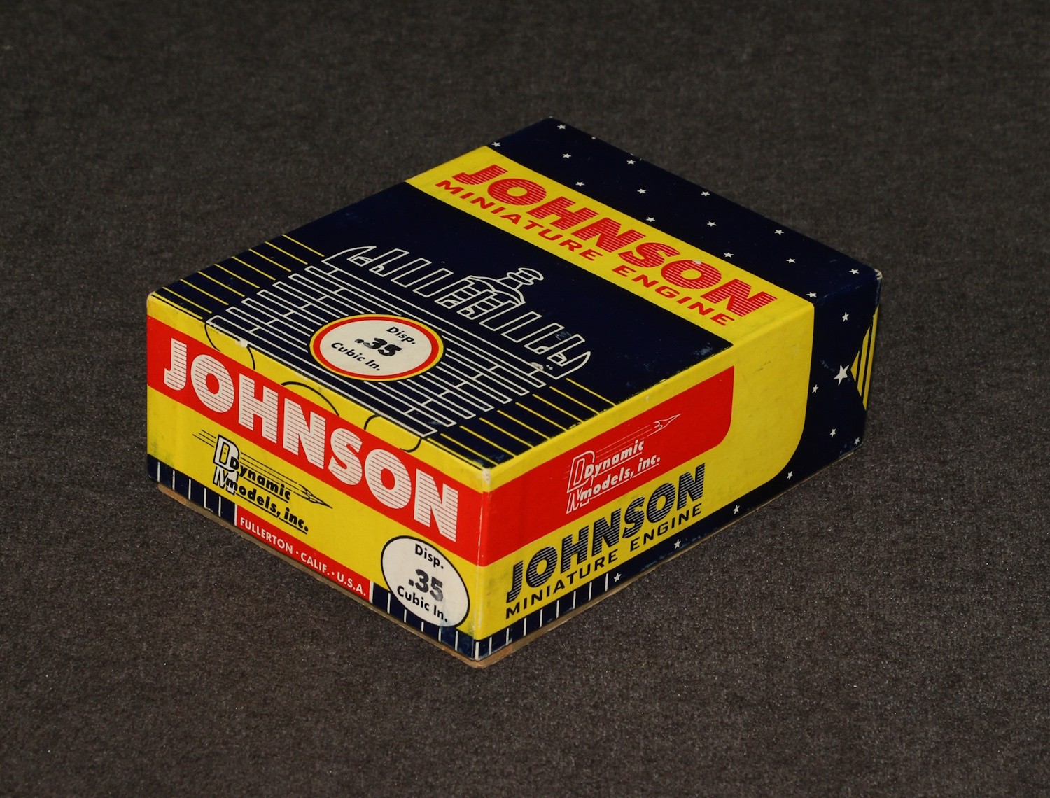 RC Model Airplane Car Boat Engine Dynamic Models Johnson .35 Miniature