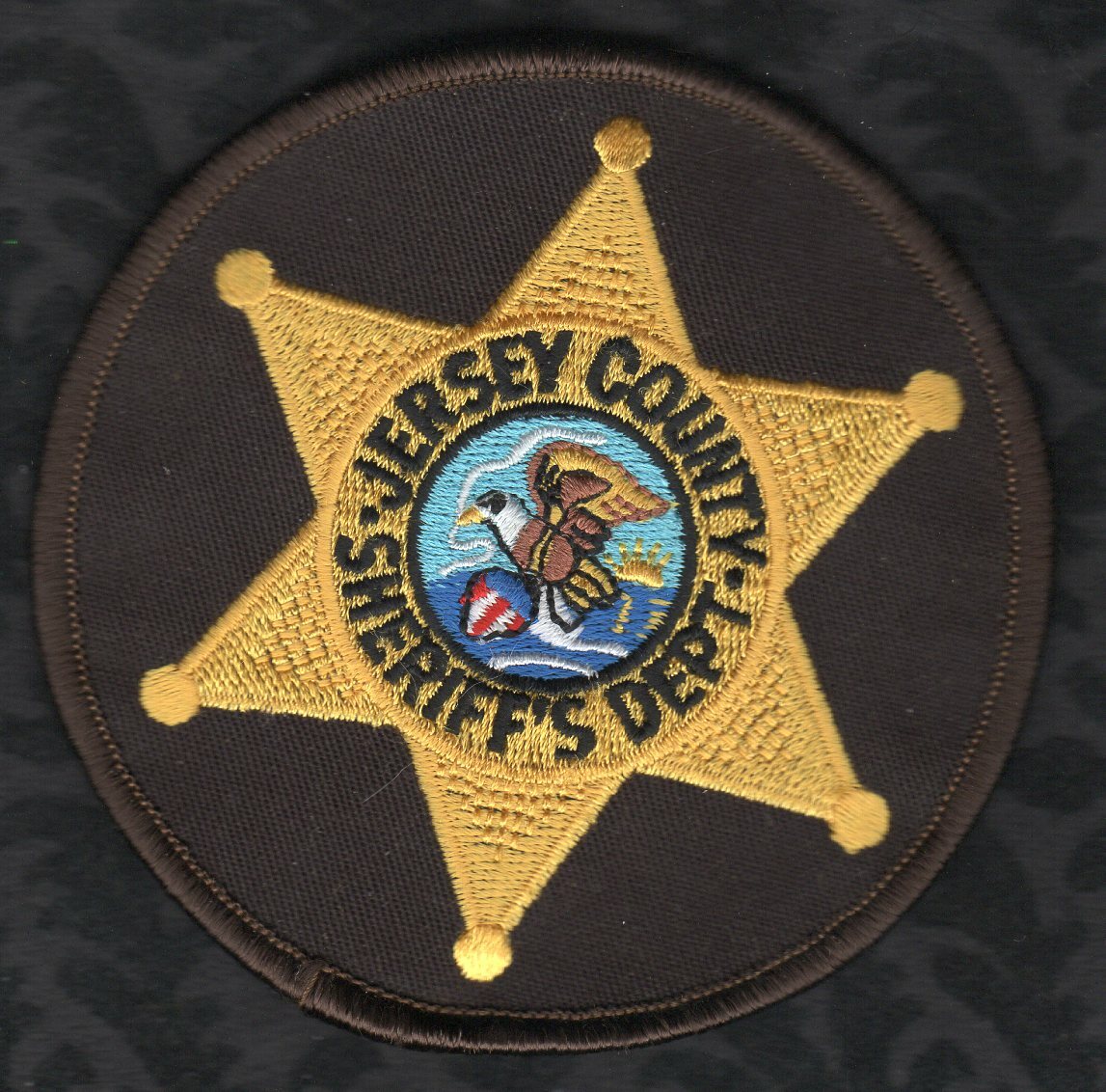 👀😍😂👌  Jersey County Illinois Sheriff Patch  100% Authentic  3-1/2" x 3-1/2"