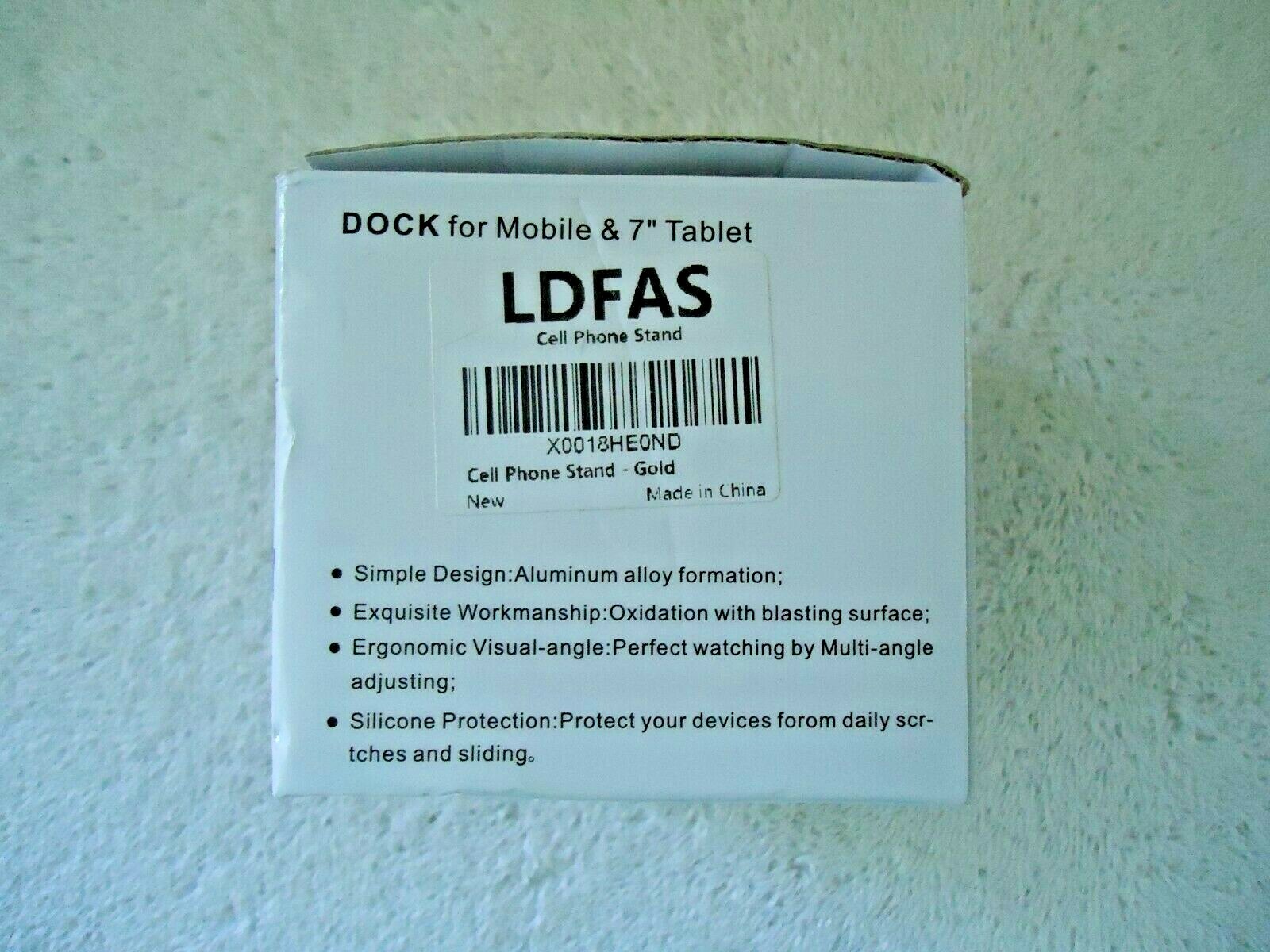 " NIB " LDFAS Dock For Mobile & 7" Tablet " GREAT UNIVERSAL HOLDING DOCK "