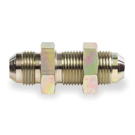 Eaton Aeroquip 2041-6-6S Adpt, Mjic-Mjic, 9/16-18, Blkhd