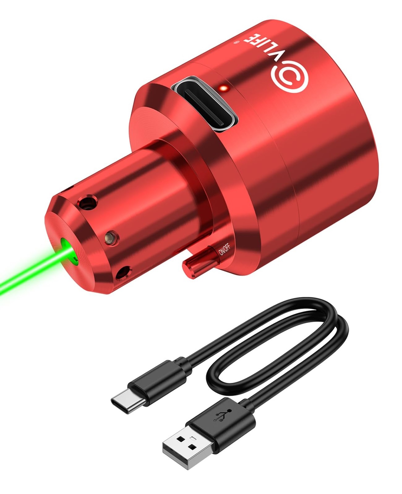 CVLIFE Rechargeable Green/Red Laser Bore Sight Magnetic Bore Sight Laser for ...