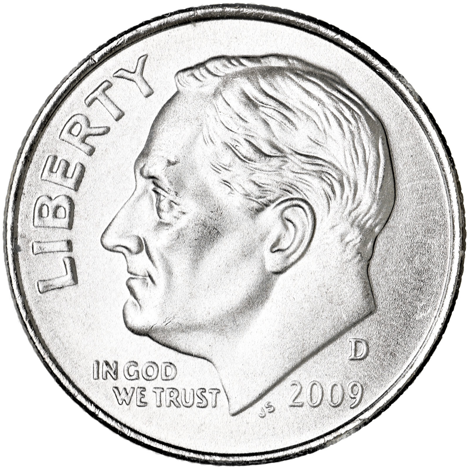 2009 D Roosevelt Dime Satin Finish