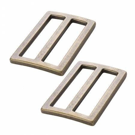 byAnnie -1 1/2" Slider Widemouth in Antique Brass, Set of Two