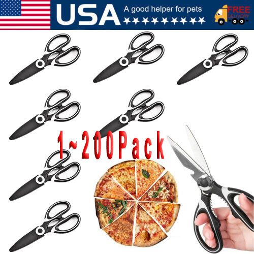 Stainless Steel Kitchen Shears Heavy Duty Scissors for Meat Fish Chicken Bones