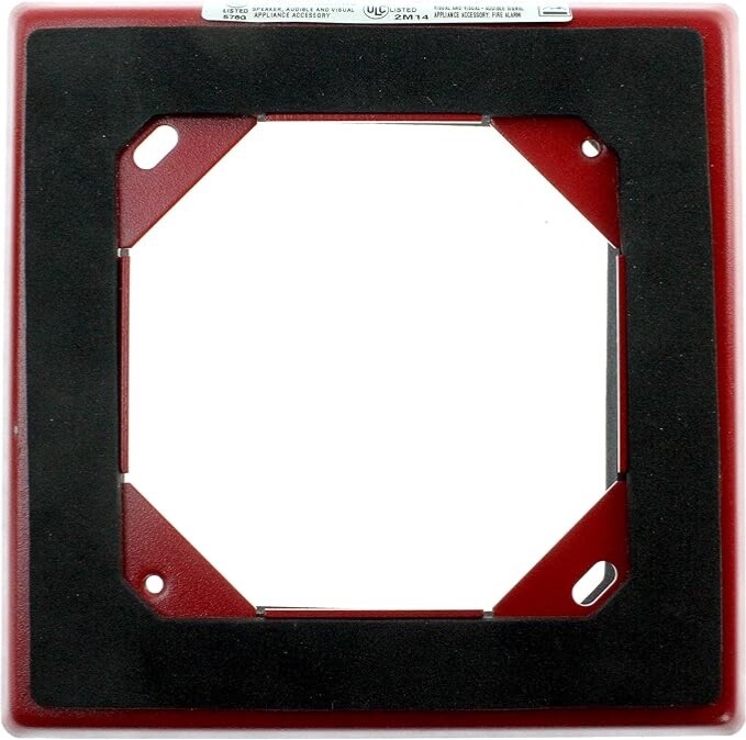 SIEMENS WFPS-R  500-636135 AS Horn Weatherproof Flush Plate Red