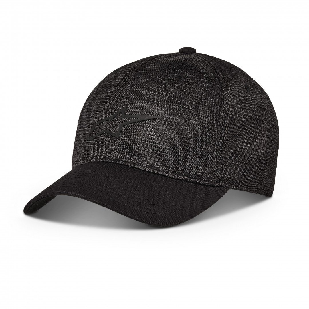 Alpinestars Flow Baseball Cap Curved Bill Hat Black