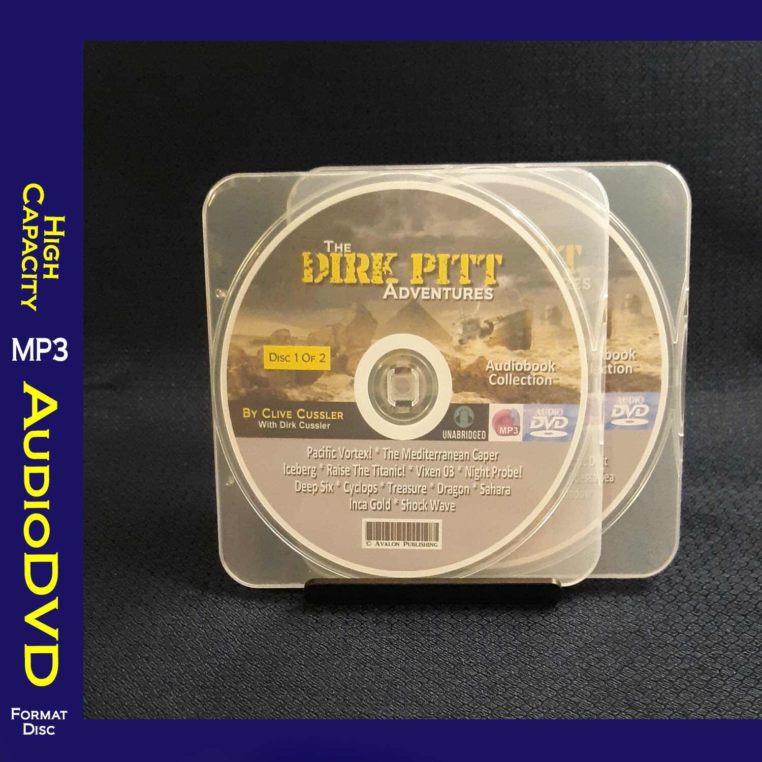 The DIRK PITT Series By Clive Cussler - 26 MP3 Audiobook Collection