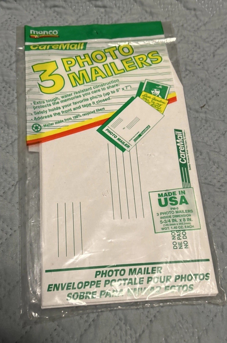 Manco Care Mail Photo Mailer (5x7 )Mailers New