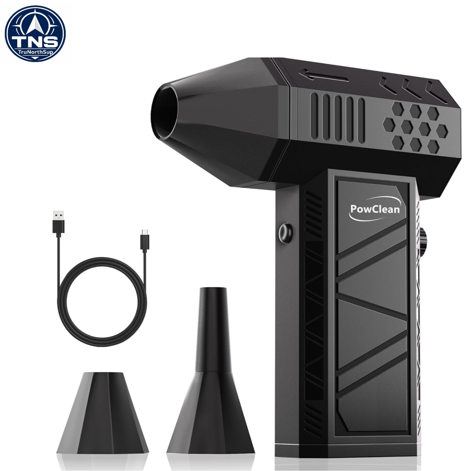 Electric Air Duster 130,000 RPM Mini Blower Cordless Computer Keyboard Car Cl...