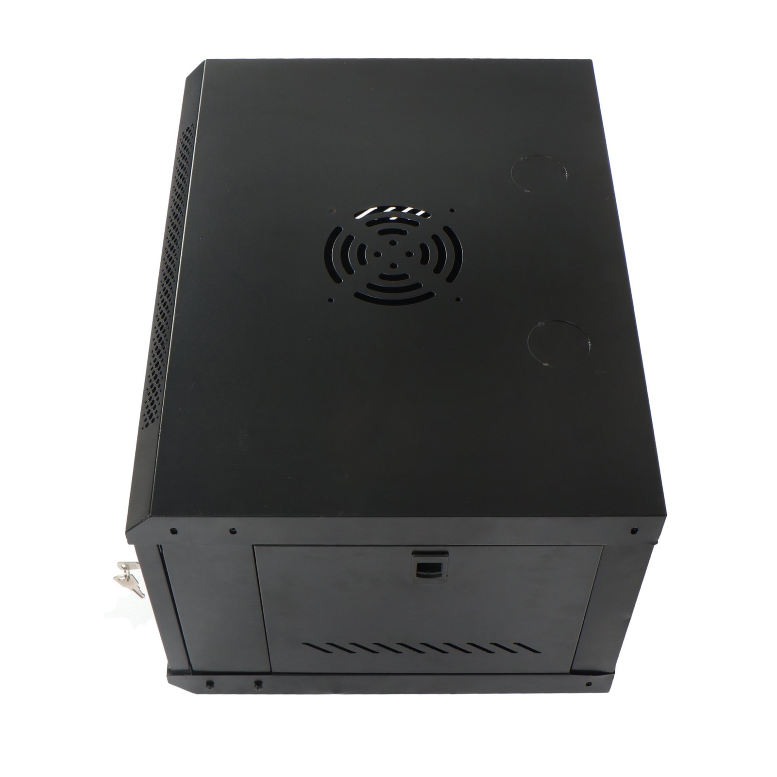 6U Wall Mount Network Cabinet 15.5in Deep with Lock for Data Center Rack"
