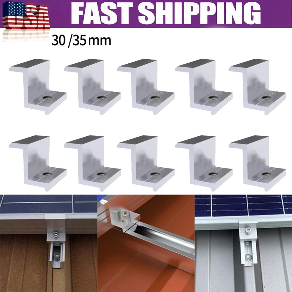 Solar Panel EndClamp End Clamp High C-orrosion Resistance Strong Toughness 10X