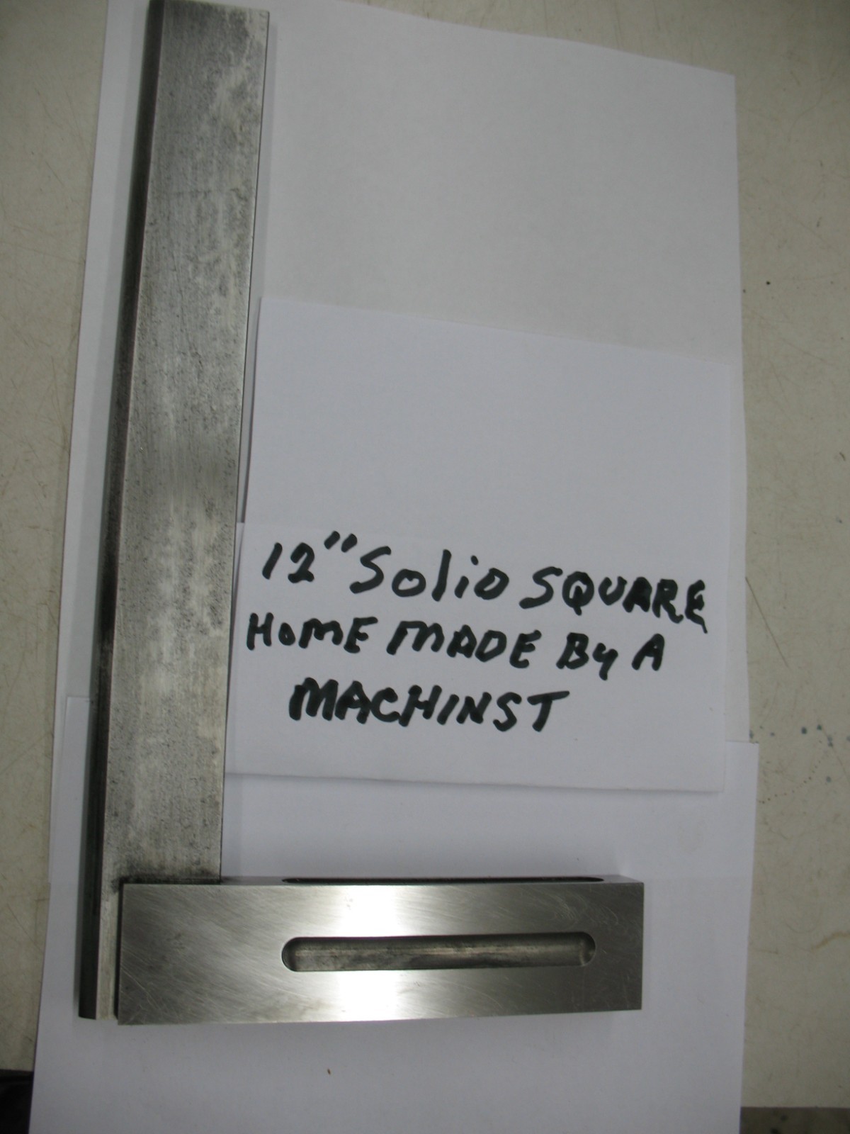 12 inch solid square