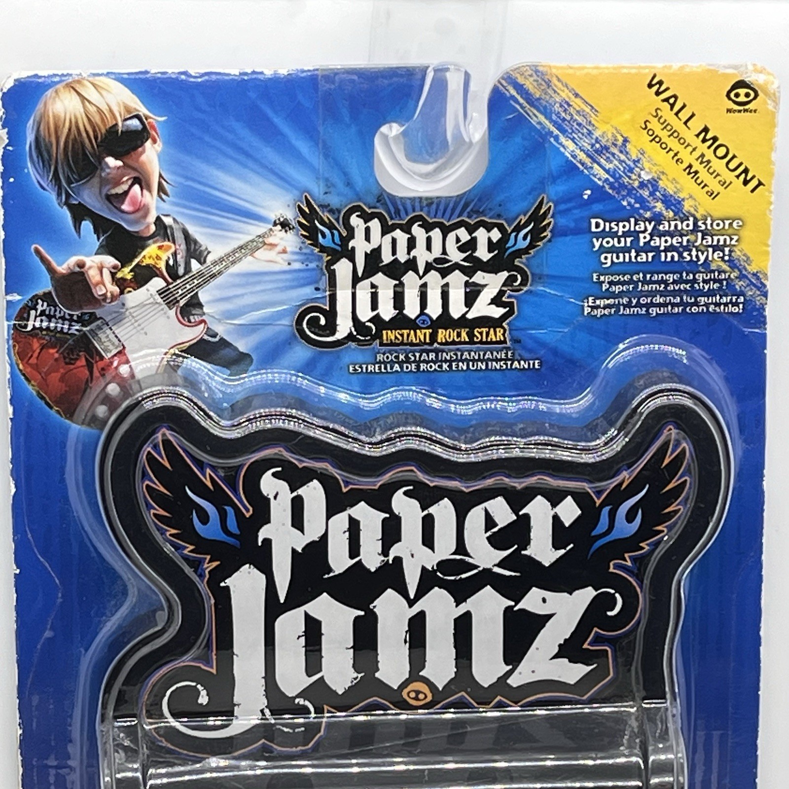 WowWee Paper Jamz Wall Mount Guitar Bracket Display Store