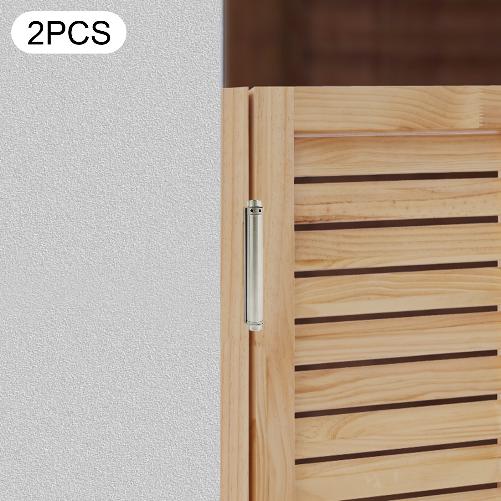 2pcs Double Action Spring Hinges 8" Self Closing Door Hinges Heavy Duty Hinges