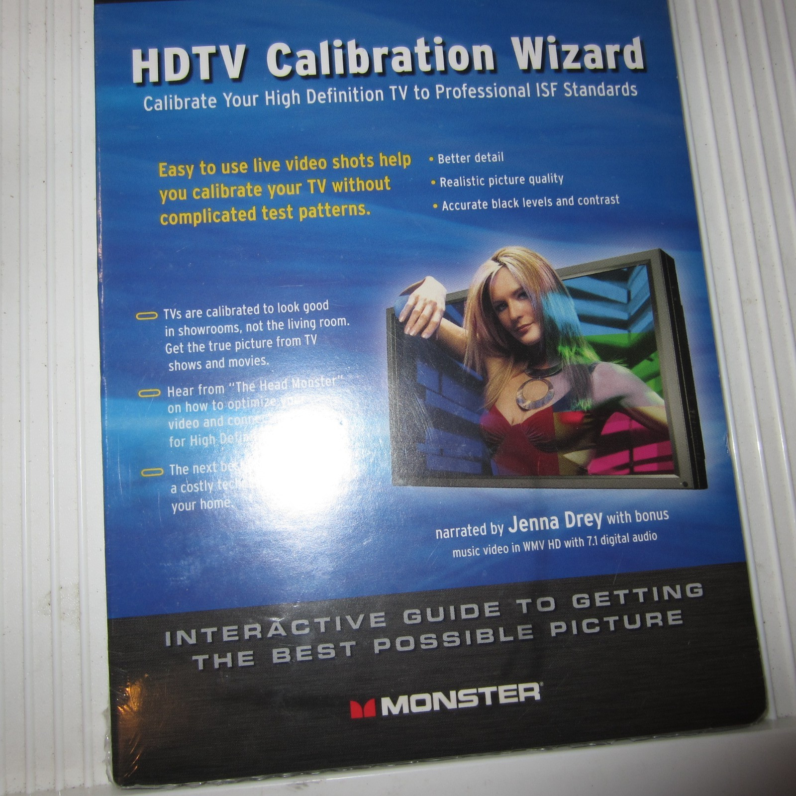 Monster (ISFCALDSK) series 2005 new factory sealed HDTV calibration wizard
