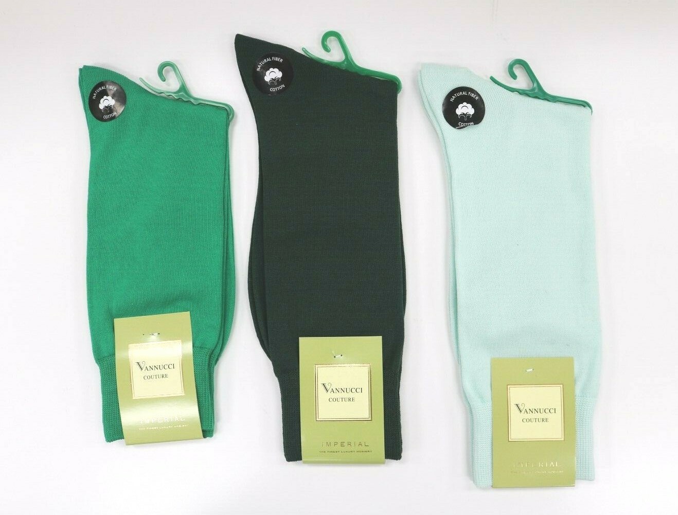 Mens Vannucci Couture Socks Solid Color Dress Casual Socks Multiple Colors